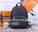 Copy L---V Monogram Macassar Black Plaid Pattern Backpack M40365 